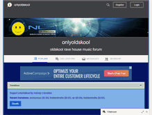 Tablet Screenshot of onlyoldskool.com
